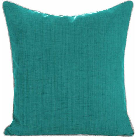 Funda de almohada GARDEN3 de 45x45 cm, color turquesa. (1/4)