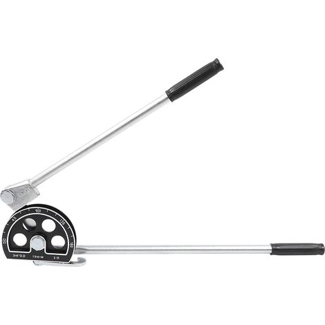 Curvatubi manuale da 19 mm, 3/4 di pollice, 180°, in acciaio + lega di alluminio ad alta durezza, adatto per tubi di rame. (1/5)