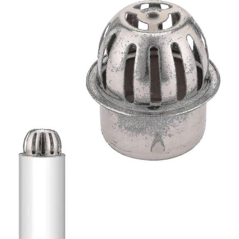 Filtre à feuilles pour descente de gouttière en acier inoxydable - protection (1/5)