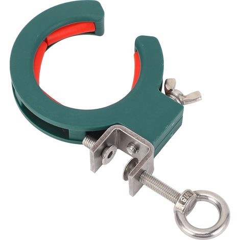 Rouleau de guidage de câbles, poulie de tirage de câbles en acier inoxydable épais, outil à double usage 65 mm (1/5)