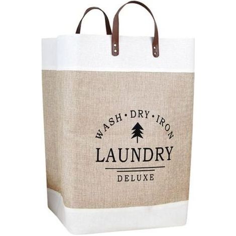 Grand panier à linge, panier à linge, rangement de jouets et de vêtements pour chambres et salles de bain, pliable
