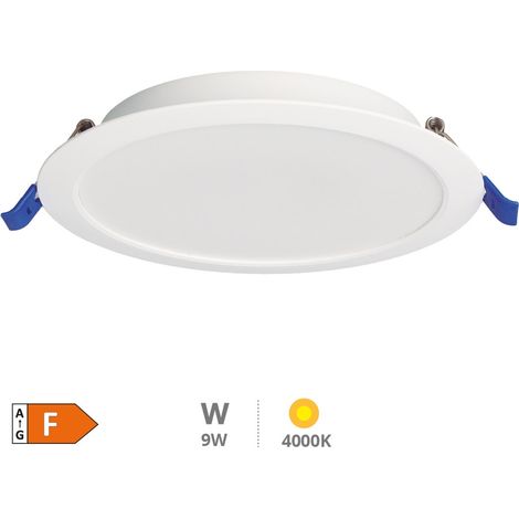 Downlight empotrable LED redondo Belur 9W 4000K Blanco (1/5)