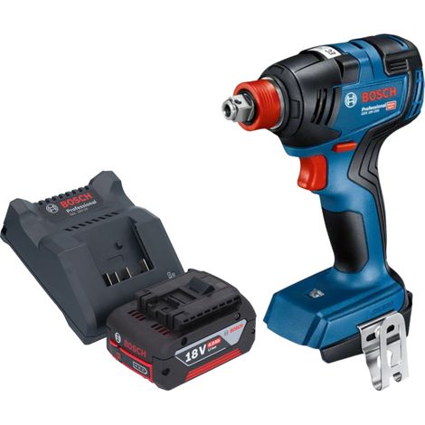 Bosch GDX 18V-200 Professional Akku Drehschlagschrauber 18 V 200 Nm Brushless + 1x Akku 4,0 Ah + Ladegerät (1/3)