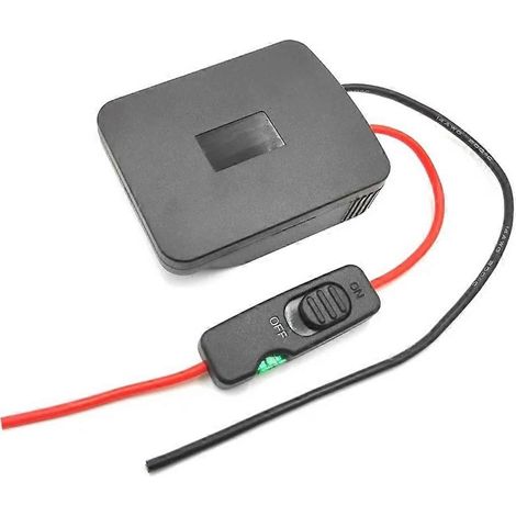 Adaptateur pour batterie Metabo 18 V avec fil 14 AWG, fusible et interrupteur pour voiture RC (1/5)