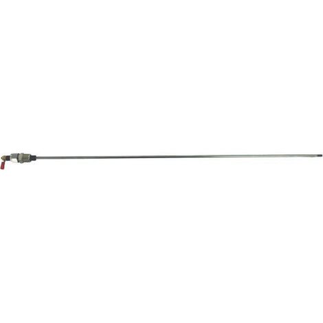 Sonda de nivel de acero inoxidable 500 mm con conexión 1/4" M