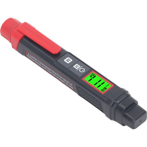 Détecteur d'humidité portable à pic avec écran LCD, testeur numérique de taux d'humidité pour murs et bois HT67 (1/5)