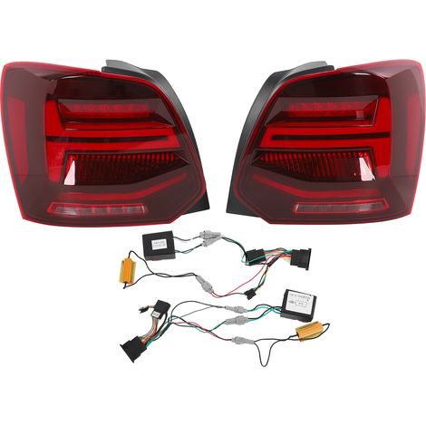 VLAND – feux arrière LED complets, lentille rouge cerise, clignotant dynamique, étanche IP67, pour RHD (1/5)
