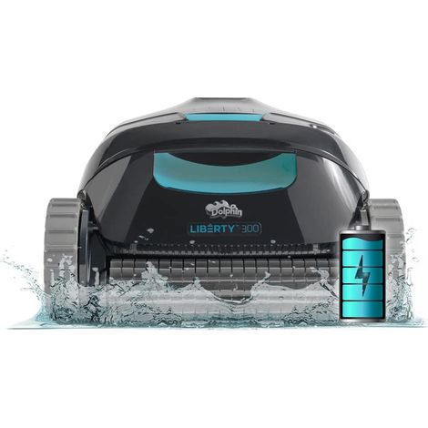 robot piscina electrico inalambrico fondos y paredes - LIBERTY 300 - Dolphin -