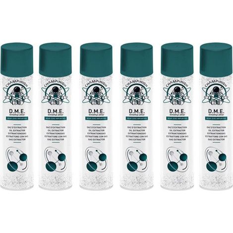 6 bombes aérosol de gaz d'extraction - DME dimethyl ether - 420ml - Champ High