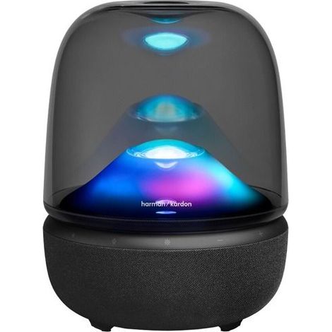 Harman-Kardon Aura Studio 5 BT - Bluetooth-Lautsprecher für den Wohnbereich mit Ambientebeleuchtung