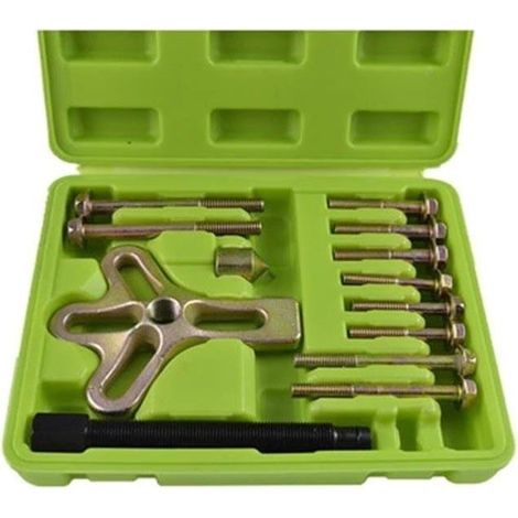 JBM – Coffret extracteur damper 13 pièces – Extraction sécurisée pour poulies et pignons – Acier au carbone haute résistance – Compatible 2/3 points