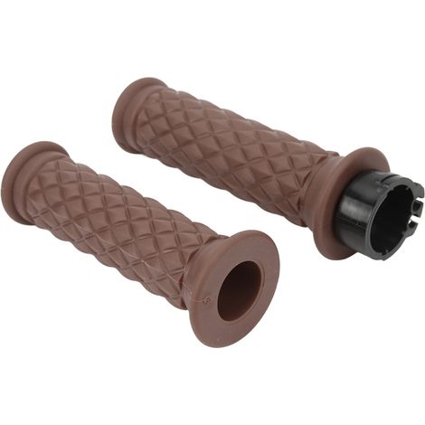 Universelle 25-mm-Motorradlenkergriffe, linkes und rechtes Paar, Gasgriffersatz für CBR600RR und CBR1000RR, braun (1/5)