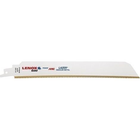 Hoja Sierra Sable 229Mm Hss Titanio Tipo 9118Gr Gold Lazer