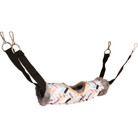 Tunnel de repos suspendu Clavio 9 x 26 cm pour petits rongeurs