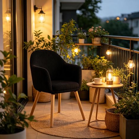 Fauteuil élégant, chaise de salle à manger, chaise de cuisine, chaise de salon, chaise de maquillage, chaise de bureau, chaise de travail (1 seule chaise de travail incluse) (1/3)