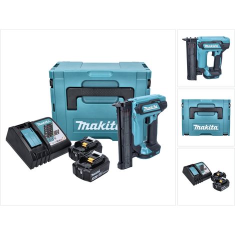 Makita DFN 350 RFJ cloueur sans fil 15 - 35mm - 18V + 2x Batteries 3,0 Ah + Chargeur + Coffret Makpac (1/5)