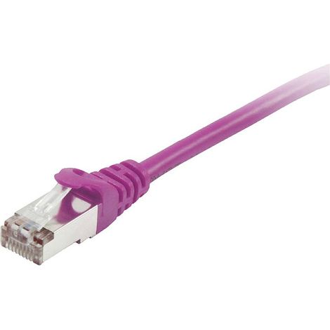 Equip 605558 RJ45 Câble réseau, câble patch CAT 6 S/FTP 15 m violet contacts dorés 1 pc(s)
