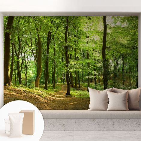 Carta Da Parati - Mural - Con Sala Da Pranzo - Camera Da Letto - Cameretta - Con Colla Gratuita Sentiero naturale 208x146 cm (1/5)