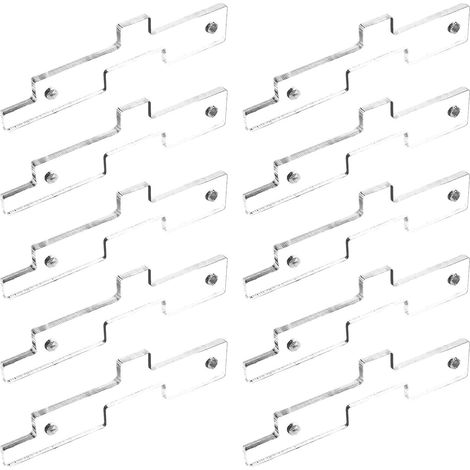Lot de 10 blocs de configuration de table de toupie en acrylique transparent pour sciage de table, jauge de hauteur pour le travail du bois, sans assemblage, ensemble d'accessoires de défonceuse (1/5)