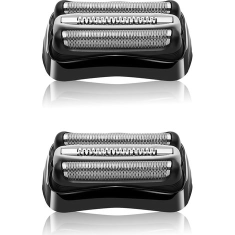 Lot de 2 têtes de rasoir de rechange pour série 3 32B compatibles avec Braun S3 3040s 3000s 3050cc 3010s 3070cc 3080s 3090s 310s 3020s 330s 370cc-4 380s-4 (1/5)