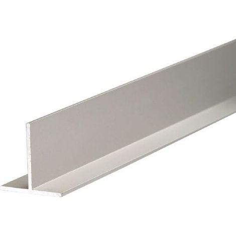 Perhilo de aluminio forma T1000/15x15mm plata (1/2)
