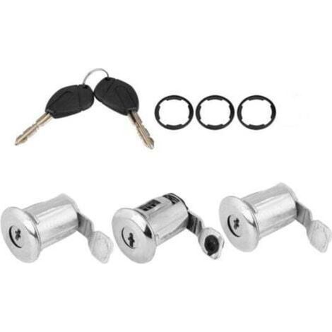 Serrures de porte Citroën C1 – Ensemble cylindres serrure métal 252522 – Remplacement direct pour Partner Berlingo Xsara (1/5)
