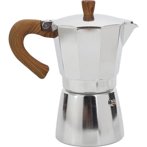 Cafetière Italienne 6 Tasses en Aluminium pour Cuisinière - Moka Résistant à la Chaleur pour Maison (1/5)