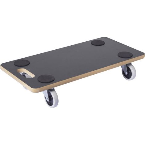 TOOLCRAFT TO-10765245 Pianale con ruote MDF Capacità di carico (max.): 200 kg 582 mm x 291 mm x 110 mm (1/5)