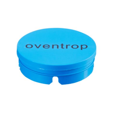 OVENTROP Tapa de cubierta, azul para válvulas de bola Optibal con maneta alargada de plástico, DN 20 y DN 25, 10 unidades, 1077172