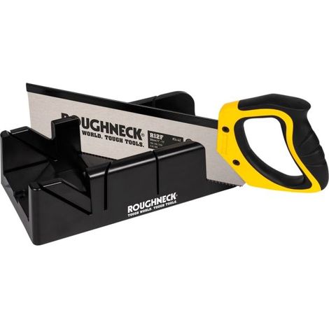 Mitre Box & Hardpoint Tenon Saw Set 300mm (12in) ROU34490