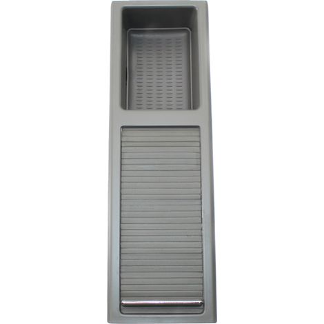 GARRYFIZH Porte-gobelet de rechange pour console centrale avant de voiture, plateau de rangement pour pièces de monnaie pour Série 3 E46 1999-2005 (1/5)
