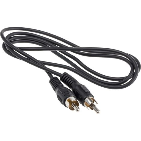 Câble RCA, RS PRO, RCA mâle RCA mâle, 1m Noir ( Prix pour 1 )