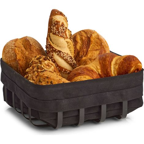 Brotkorb aus Metall, 22 x 22 cm