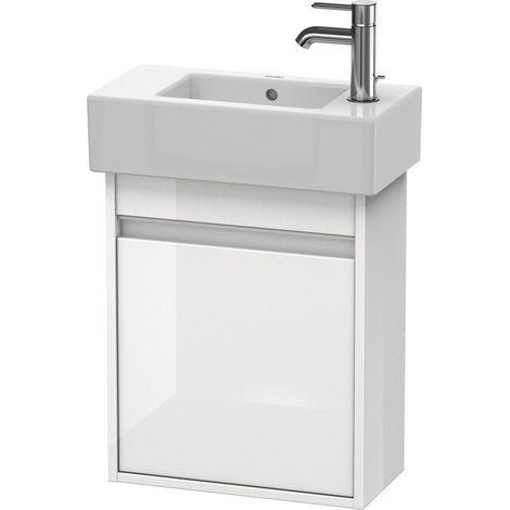 KETHO mobile lavabo 225x450x550mm apertura destra noce scuro