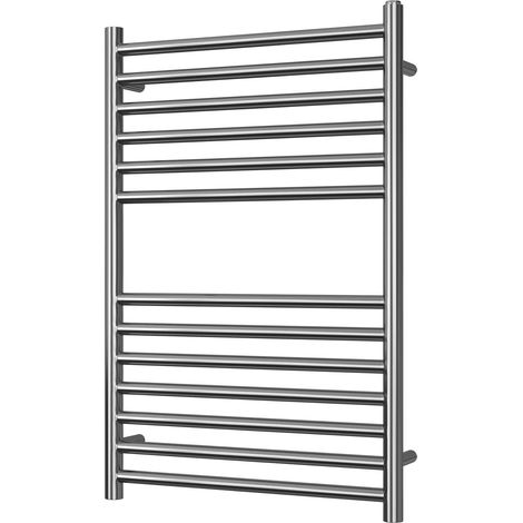 Aston - Stainless Steel Heated Towel Rail - H800mm x W500mm - Straight (1/3)