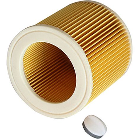 Lot de 2 filtres à cartouche pour aspirateur Krcher