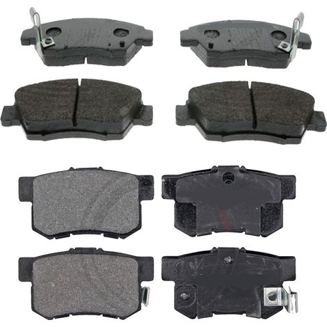 KIT PASTIGLIE FRENO ANTERIORI E POSTERIORI compatibile con HONDA CR-V V (RW,RT) / PASTIGLIE FRENANTI AUTO OEM 37627,35265 / SOSTITUZIONE DIRETTA / BASSA POLVERE / SILENZIOSO (1/4)