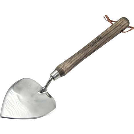 Faithfull Prestige Stainless Steel Dutch Trowel with Ash Handle for Professional Concrete Finishing
