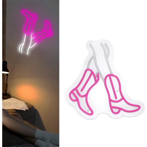 Plaque arrière LED en forme de bottes de cowboy avec logo néon, décoration murale western, alimentation USB, idéale pour chambre, salle de jeux, fête ou mariage. Parfaite pour chambre, salle de jeux o (1/5)