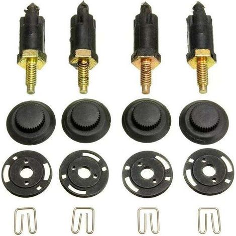 Kit di fissaggio per coperchio motore in 4 pezzi per motori 2.0 HDI, compatibile con Citroën Berlingo, C4, C5, Xantia, Xsara e Peugeot 206, 306, 307, 406, 607, 806, Expert, codice OEM 0137F6 13711 (cl (1/4)