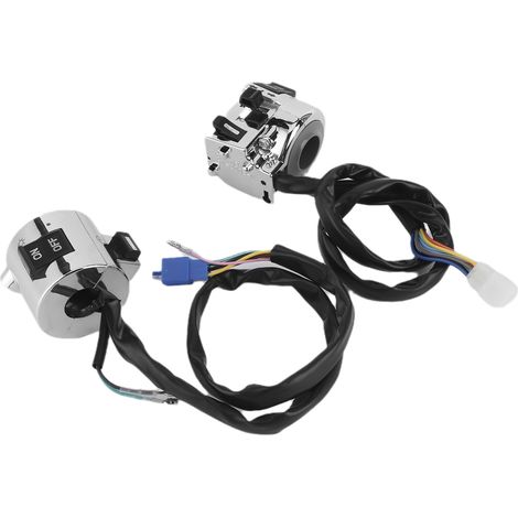 Universeller 25-mm-Motorradlenkerschalter für Blinker, Scheinwerfer und Hupe. (1/5)