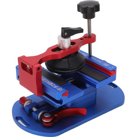 Support de réparation rotatif 3-en-1 en aluminium, pince de maintien à positionnement rapide pour électronique, outil de bricolage polyvalent (1/5)