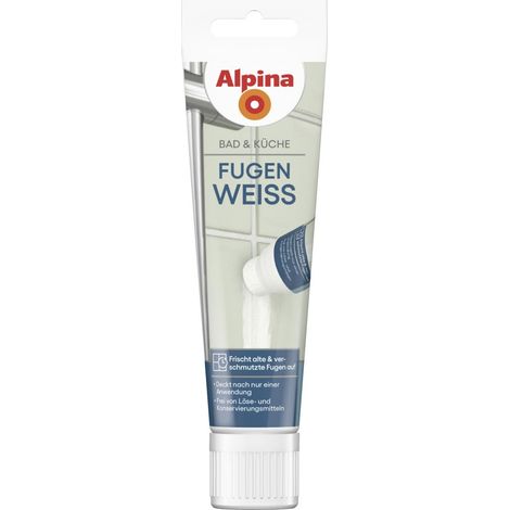 Alpina Fugenweiß für Küche & Badezimmer Schwammtube 100 ml