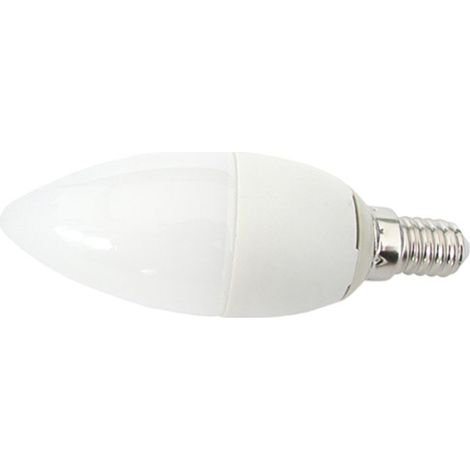 Lampada A Led E14 C37 6W Bianco Naturale Forma Goccia Oliva Candela 240 Gradi 220V SKU-172 (1/3)