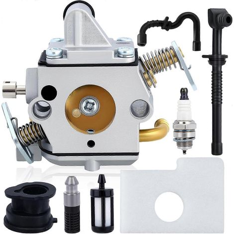 Carburateur Bluezoo MS170 MS180 pour tronçonneuse STIHL 017 018 MS 170 MS 180. Remplace les références C1Q-S57, C1Q-S57A, C1Q-S57B et 1130-120-0603. (1/5)