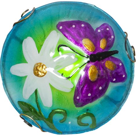 LED-Solarstab "Salona", blau, Schmetterling (1/5)