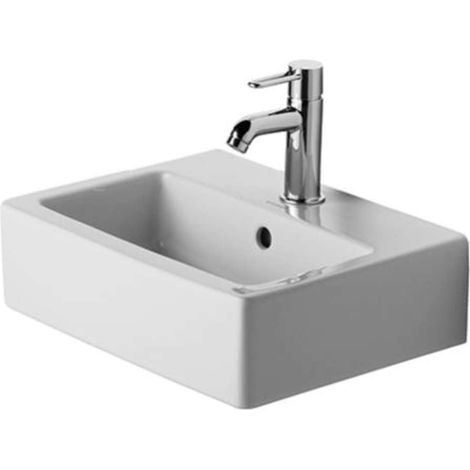 Duravit Vero 45cm lavabo à main, avec trop-plein, avec trou pour (1/3)