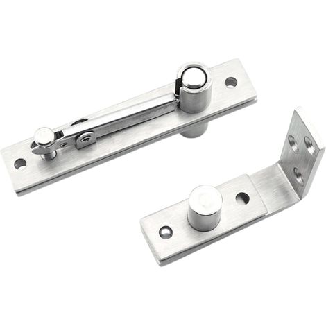 Pivot de porte caché 360° en acier inoxydable pour porte en bois, armoire et porte en alliage, charnière rotative invisible robuste. (1/5)