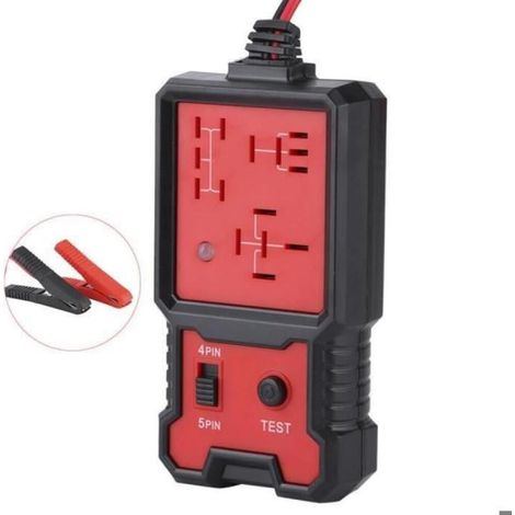 Testeur relais 12V LED FAFEICY - 4/5 broches - Portatif (1/4)