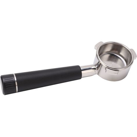 Porte-filtre sans fond noir pour machine à café Breville série 8, diamètre 54 mm, trois oreilles, compatible espresso (1/5)
